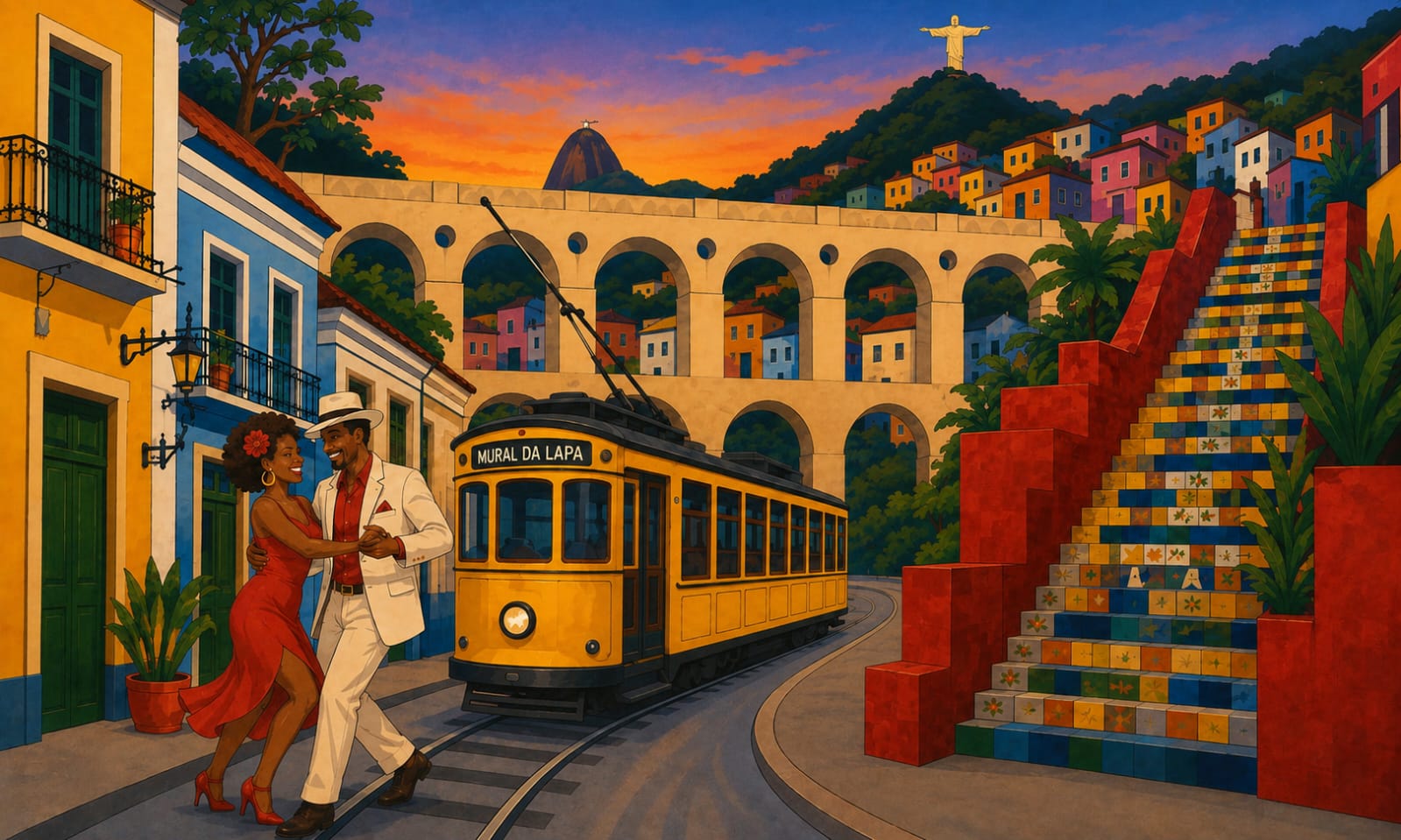 Mural da Lapa illustration — not a photograph of this venue.